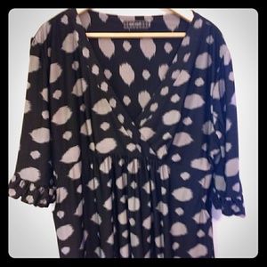 Adorable print dress 3x